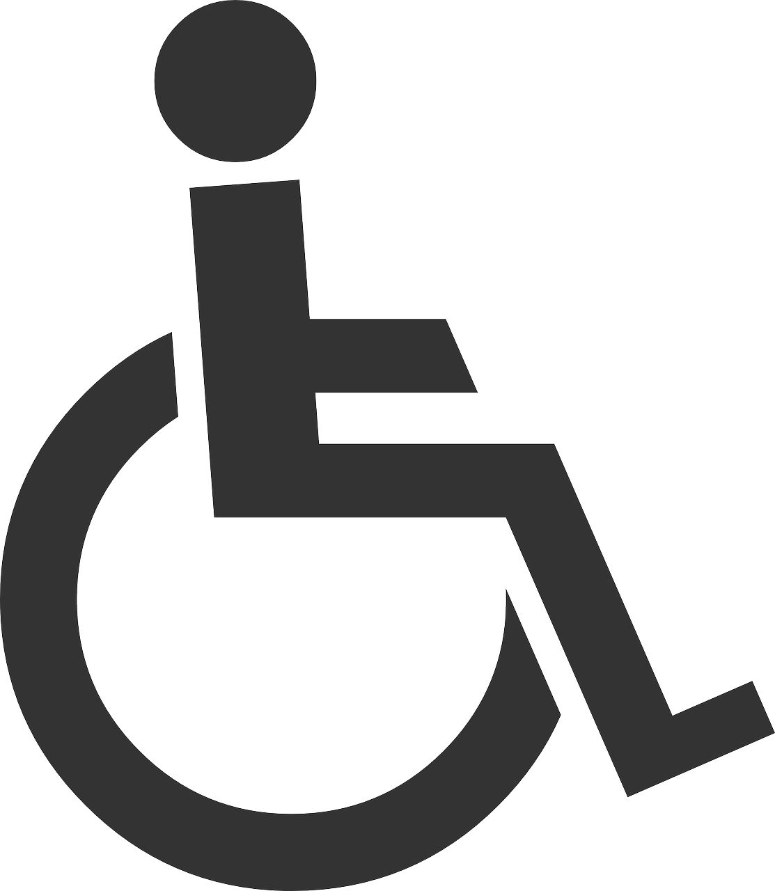 Neįgaliųjų Vežimėlis, Neįgalus, Vyras, Simbolis, Nemokama Vektorinė Grafika, Nemokamos Nuotraukos,  Nemokama Licenzija