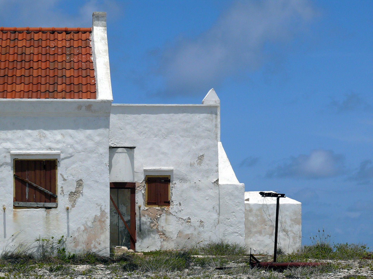Baltas Namas, Pastatas, Bonaire, Nemokamos Nuotraukos,  Nemokama Licenzija
