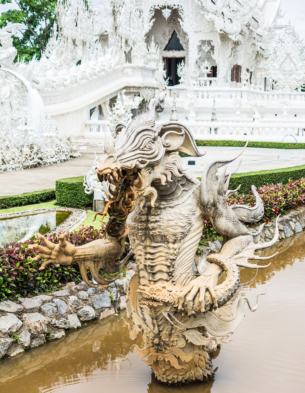 Balta Šventykla, Chiang Rai, Tailandas, Nemokamos Nuotraukos,  Nemokama Licenzija