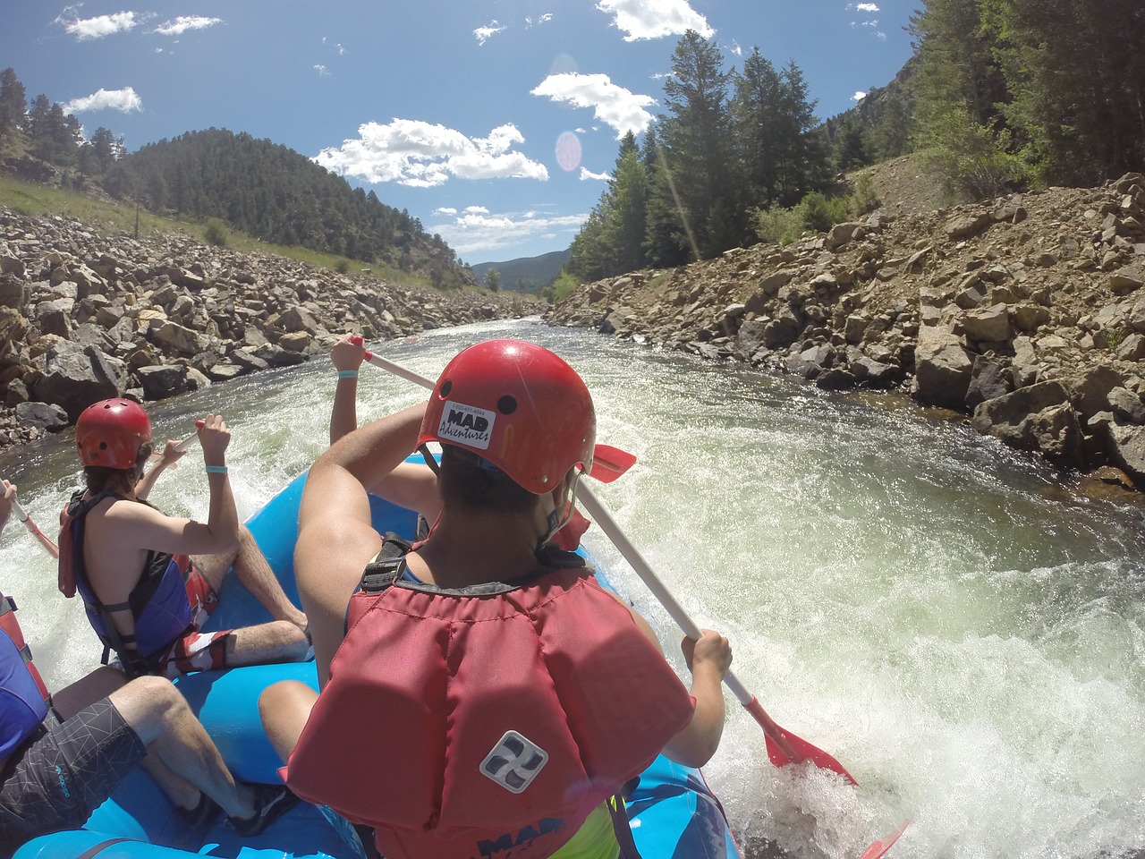 Baltas Vanduo, Rafting, Upė, Vanduo, Sportas, Nuotykis, Irklas, Plaustas, Valtis, Šalmas