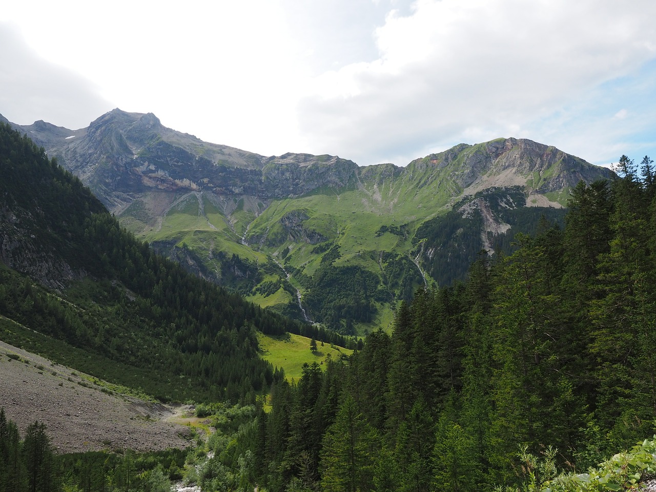 Wildberg, Motta Galva, Brandnertal, Seetal, Kalnas, Kalnai, Alpių, Schesaplanagruppe, Rätikon, Centrinis Alpės
