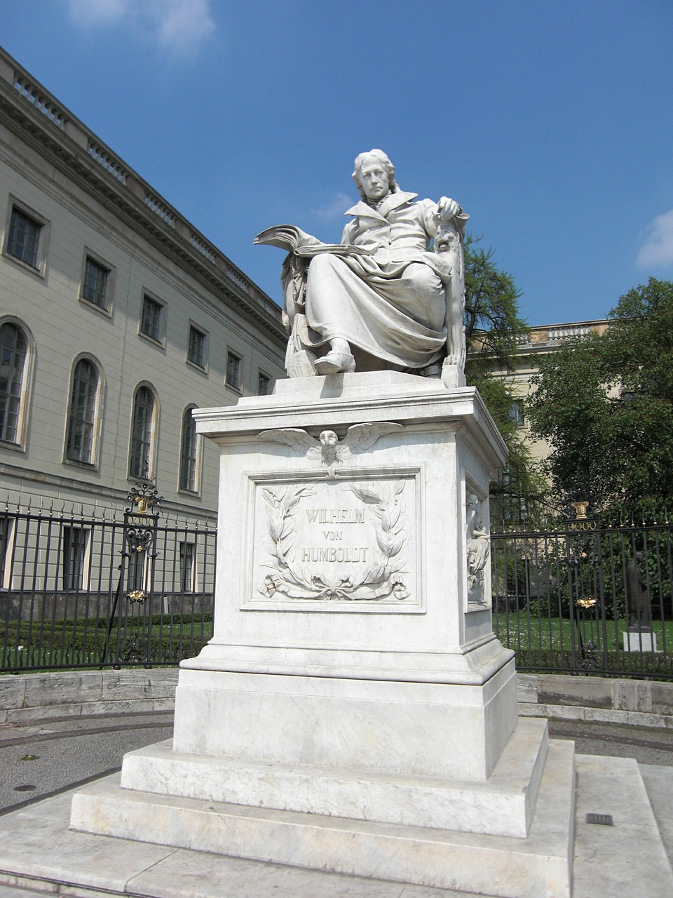 Wilhelm Von Humboldt, Paminklas, Berlynas, Universitetas, Humboldto Universitetas, Nemokamos Nuotraukos,  Nemokama Licenzija