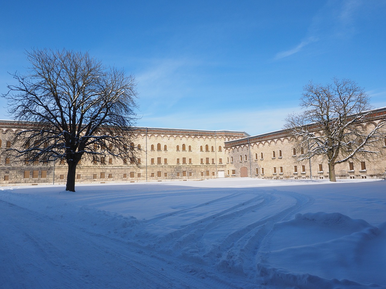 Vilhelmsburgas, Pilis, Kiemas, Ulm, Ukmergės Gynybos Linija, Reduit, Federalinė Tvirtovė Ulma, Citadelė, Žiema, Sniegas