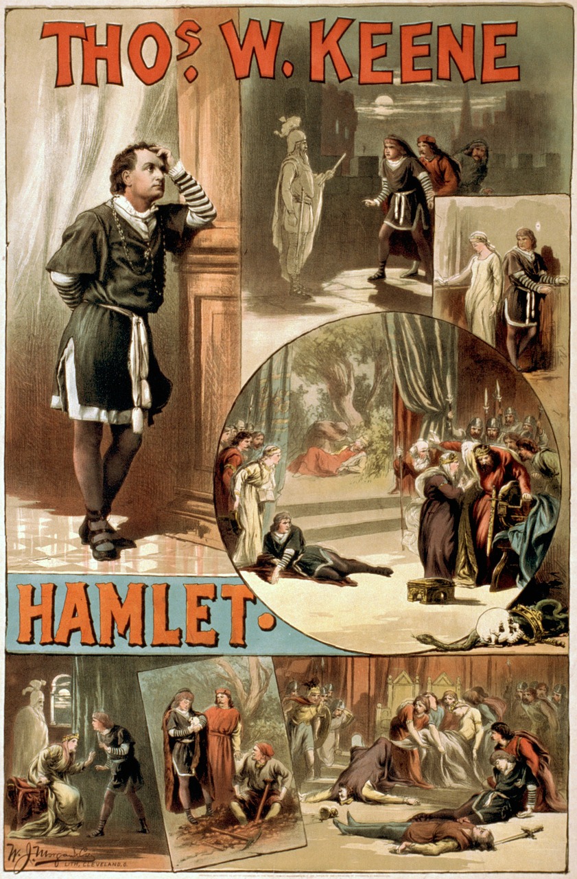 Viljamas Šekspyras, Kaimas, Plakatas, 1884, Nemokamos Nuotraukos,  Nemokama Licenzija