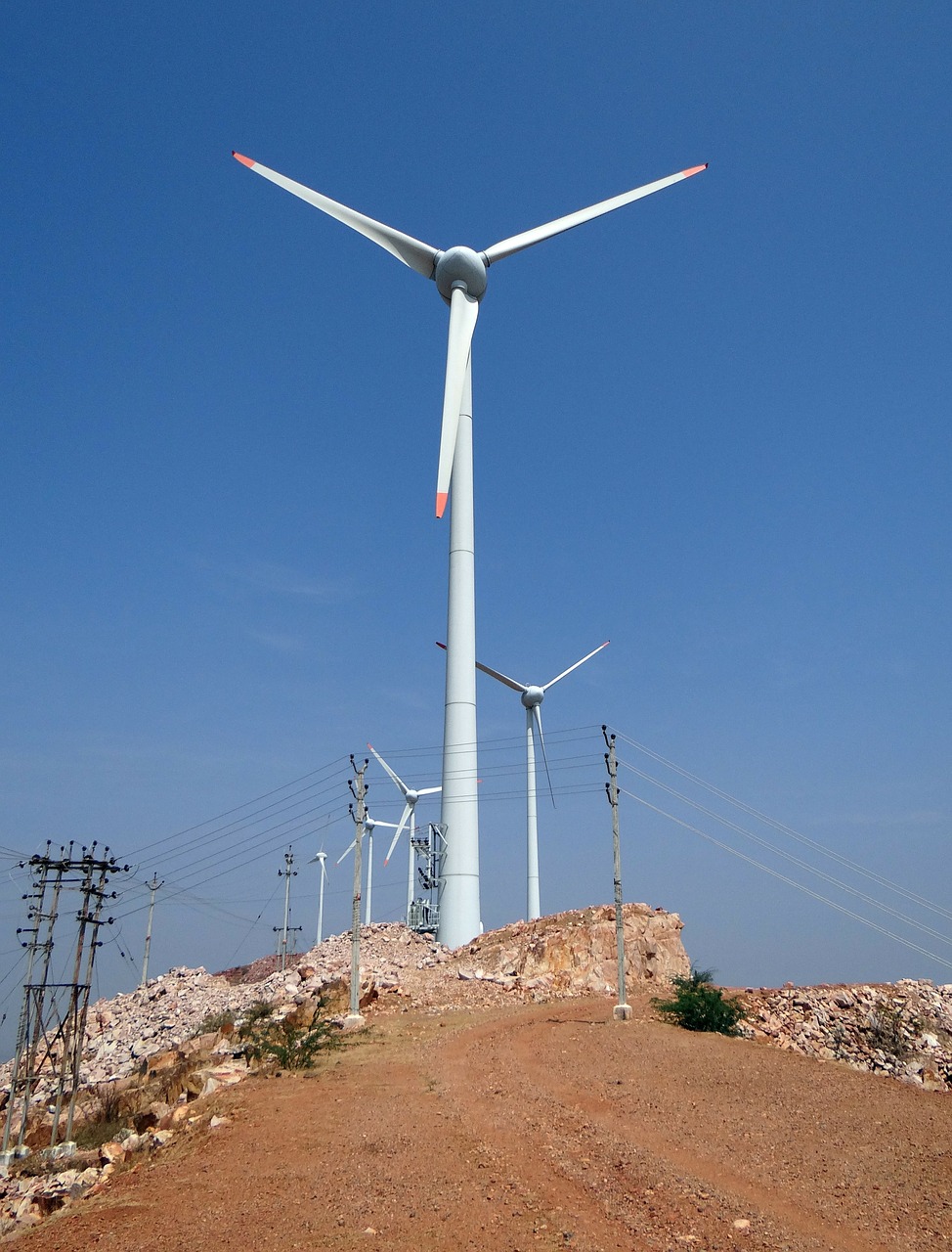 Vėjas, Turbina, Nargund Kalnas, Vėjo Energija, Generatorius, Ekologiškas, Karnataka, Vėjo Energija, Indija, Nemokamos Nuotraukos