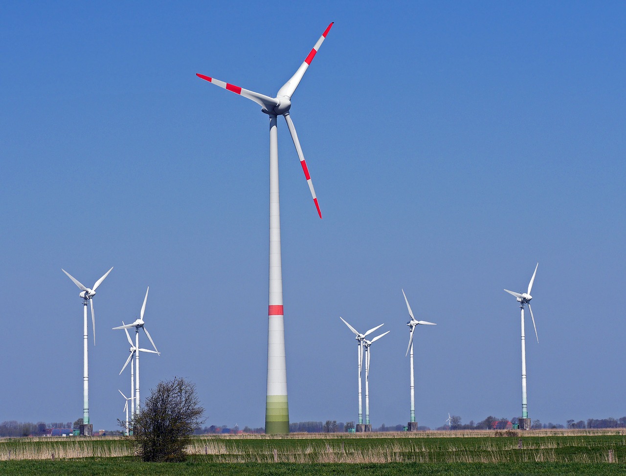 Vėjo Energija, Windräder, 200-Merter-Stiebo, Naujas, Vėjo Energija, Energija, Aplinkosaugos Technologijos, Vėjas, Aplinka, Elektros Energijos Gamyba