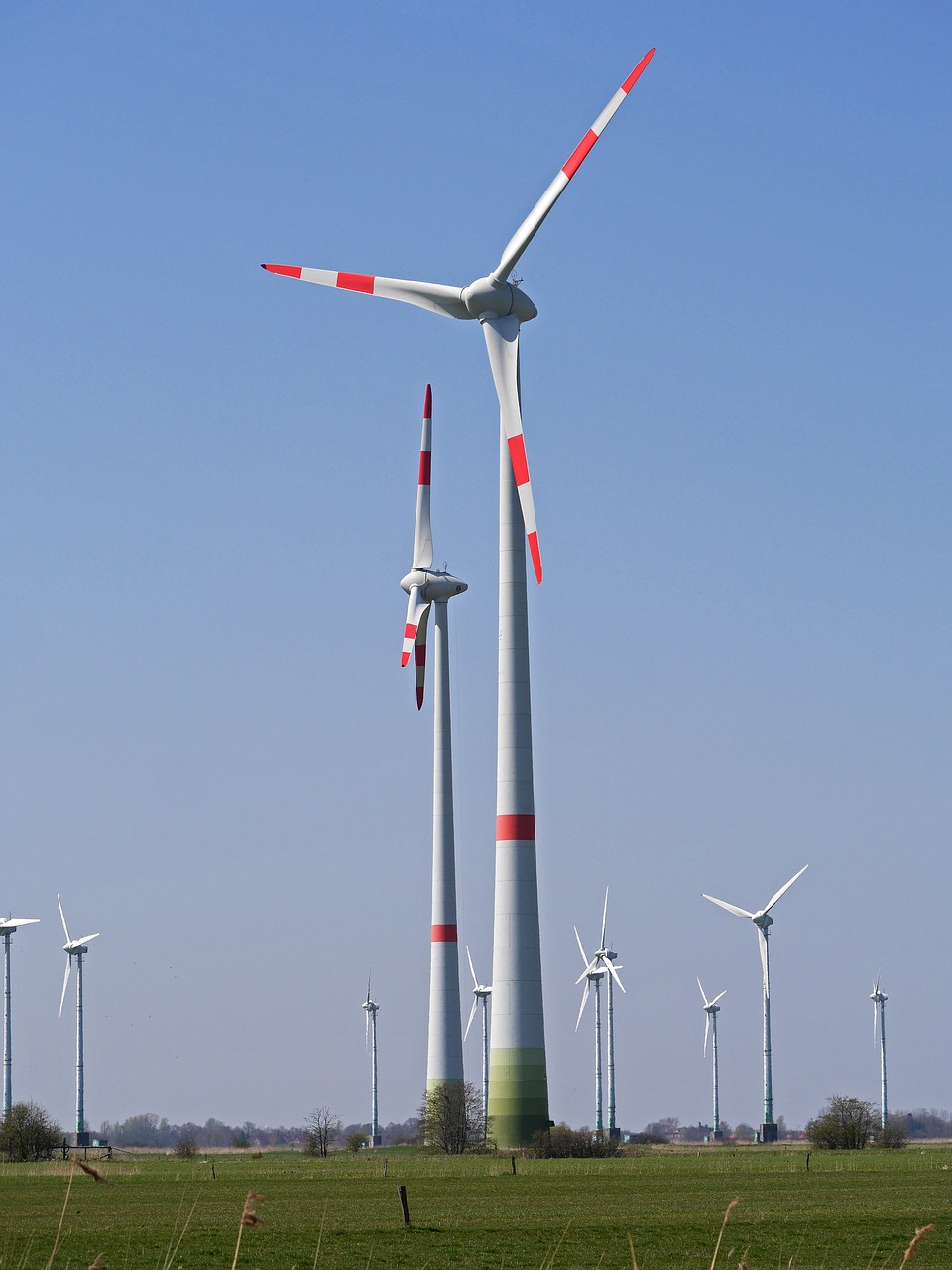 Vėjo Parkas, Windräder, 180 Metrų Klasės, Warnanstrich, Vėjo Energija, Vėjo Energija, Energija, Elektros Energijos Gamyba, Dabartinis, Aplinka