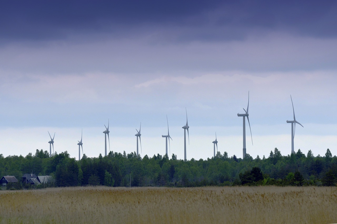 Vėjo Energija, Dangus, Vėjo Malūnas, Kaimas, Vasara, Laukas, Debesys, Kukurūzų Laukas, Kraštovaizdis, Milieu