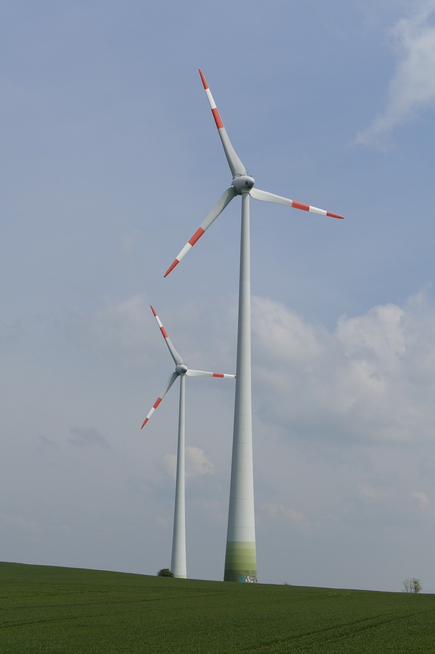 Vėjo Energija, Rotorius, Energija, Ekologinė Energija, Windräder, Dabartinis, Mėlynas Dangus, Persiųsti, Aplinkosaugos Technologijos, Vėjo Energija