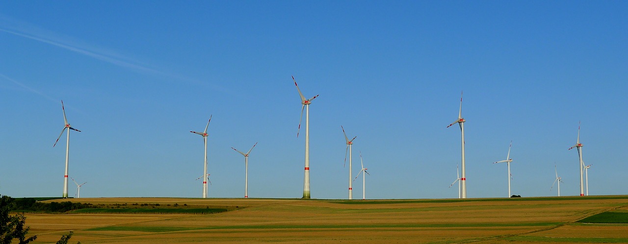 Vėjo Turbinos Laukas, Vėjo Malūnai, Propeleris, Atsinaujinanti, Vėjo Turbinos, Aplinkosauga, Ašmenys, Vėjo Turbina, Alternatyva, Turbina