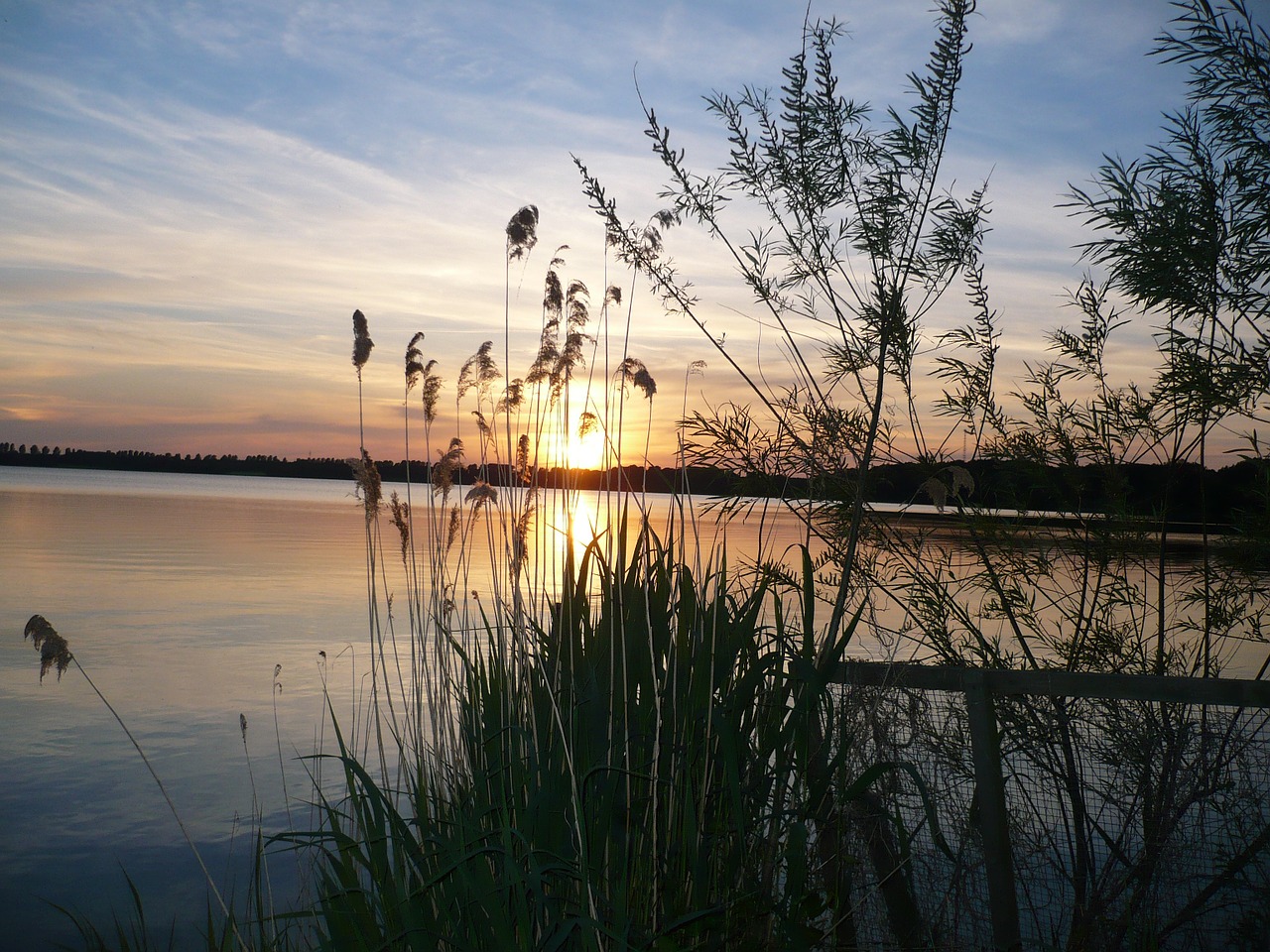 Windebyer Noor, Abendstimmung, Vanduo, Nemokamos Nuotraukos,  Nemokama Licenzija