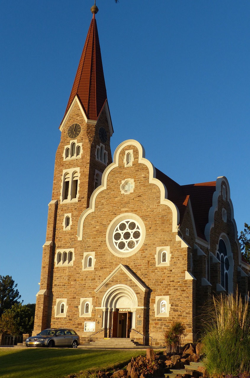Windhoek, Kristo Bažnyčia, Orientyras, Namibija, Nemokamos Nuotraukos,  Nemokama Licenzija