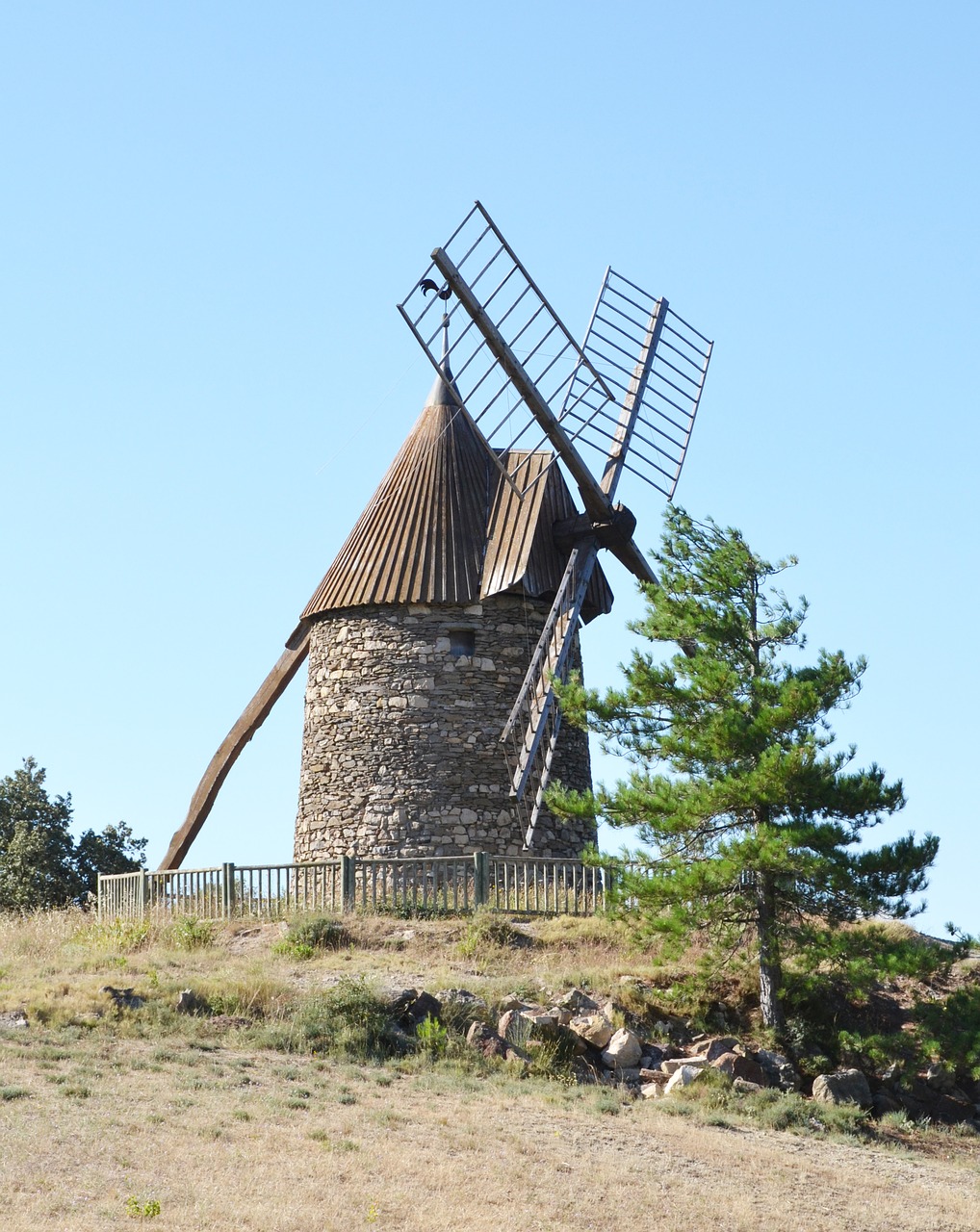 Vėjo Malūnas, Gamta, Kraštovaizdis, France, Turistinis, Senas, Miltai, Energija, Į Pietus, Turizmas