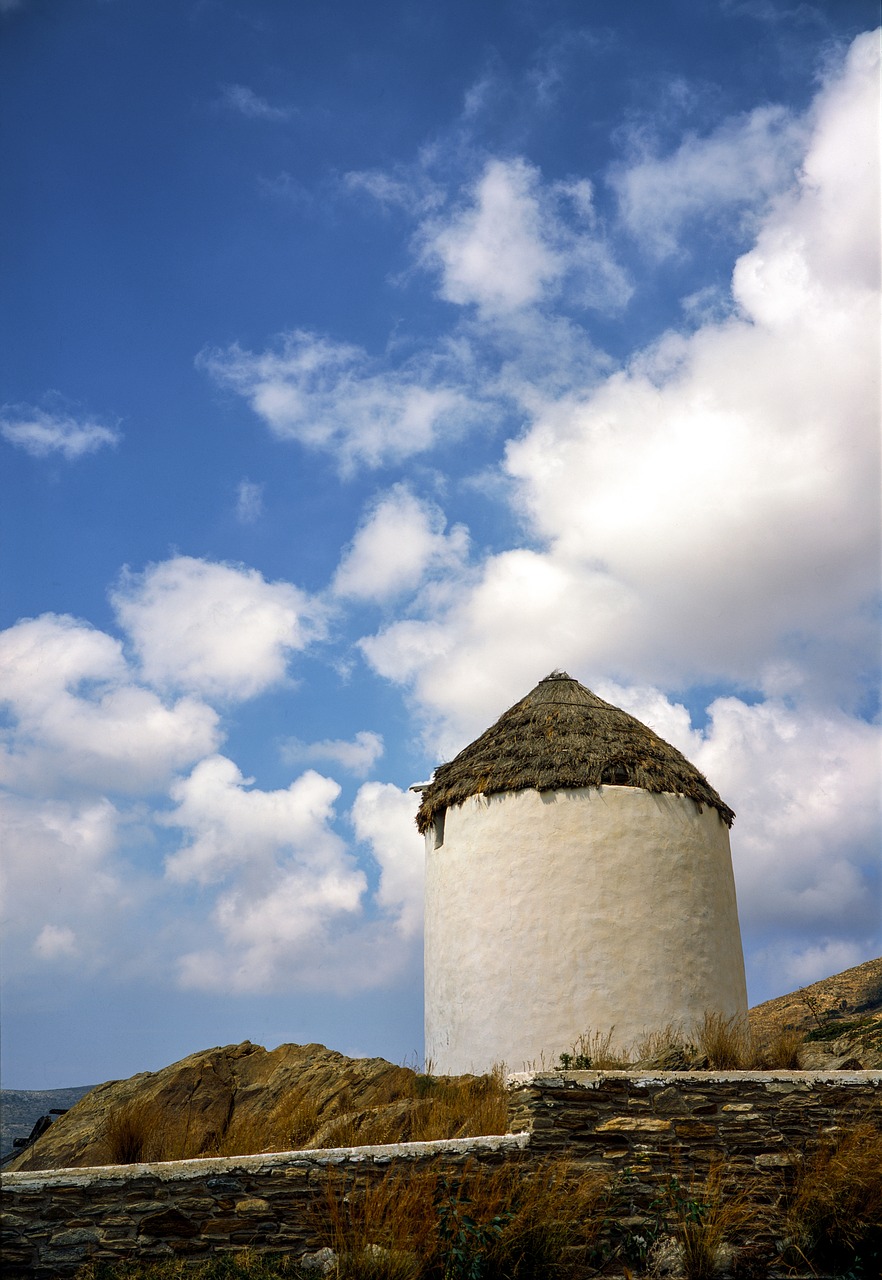 Windmill,  Kelionė,  Graikija,  Ios,  Cyclades,  Viduržemio Jūros,  Sala,  Turizmas,  Graikų,  Kraštovaizdis