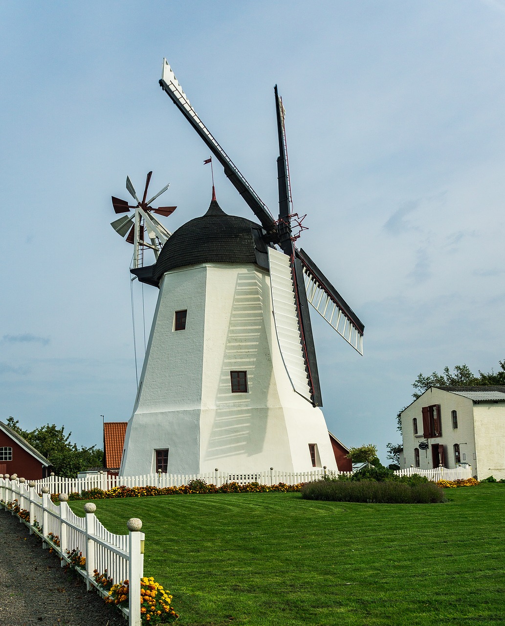 Windmill,  Sodas,  Namas,  Tvora,  Bokštas Vėjo,  Meadow,  Atostogos,  Kelionė,  Bornholmas,  Åkirkeby