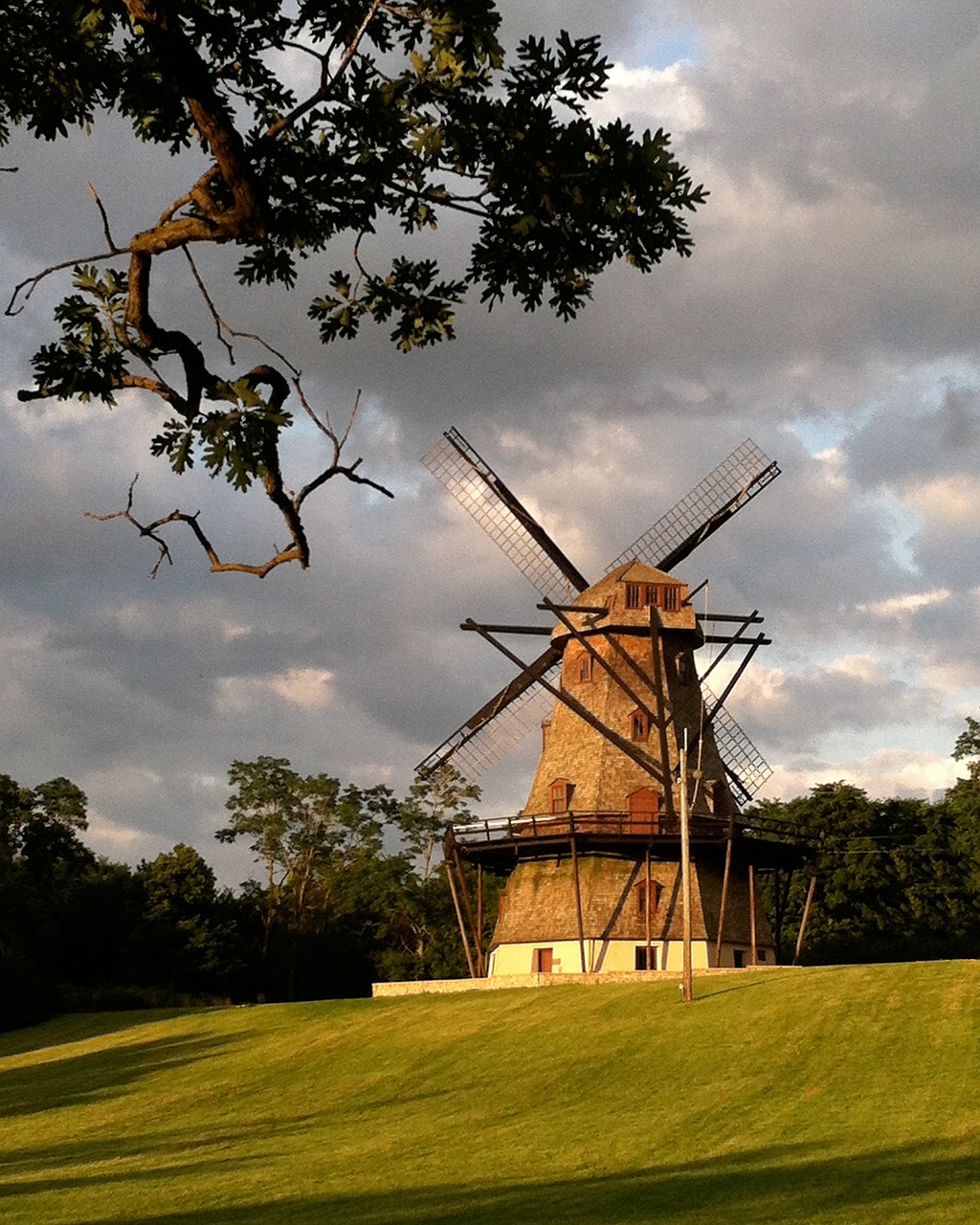 Windmill,  Kraštovaizdis,  Pobūdį,  Olandų,  Dangus,  Debesys,  Fabyan Vėjo,  Ženevos,  Keino Apygarda,  Illinois