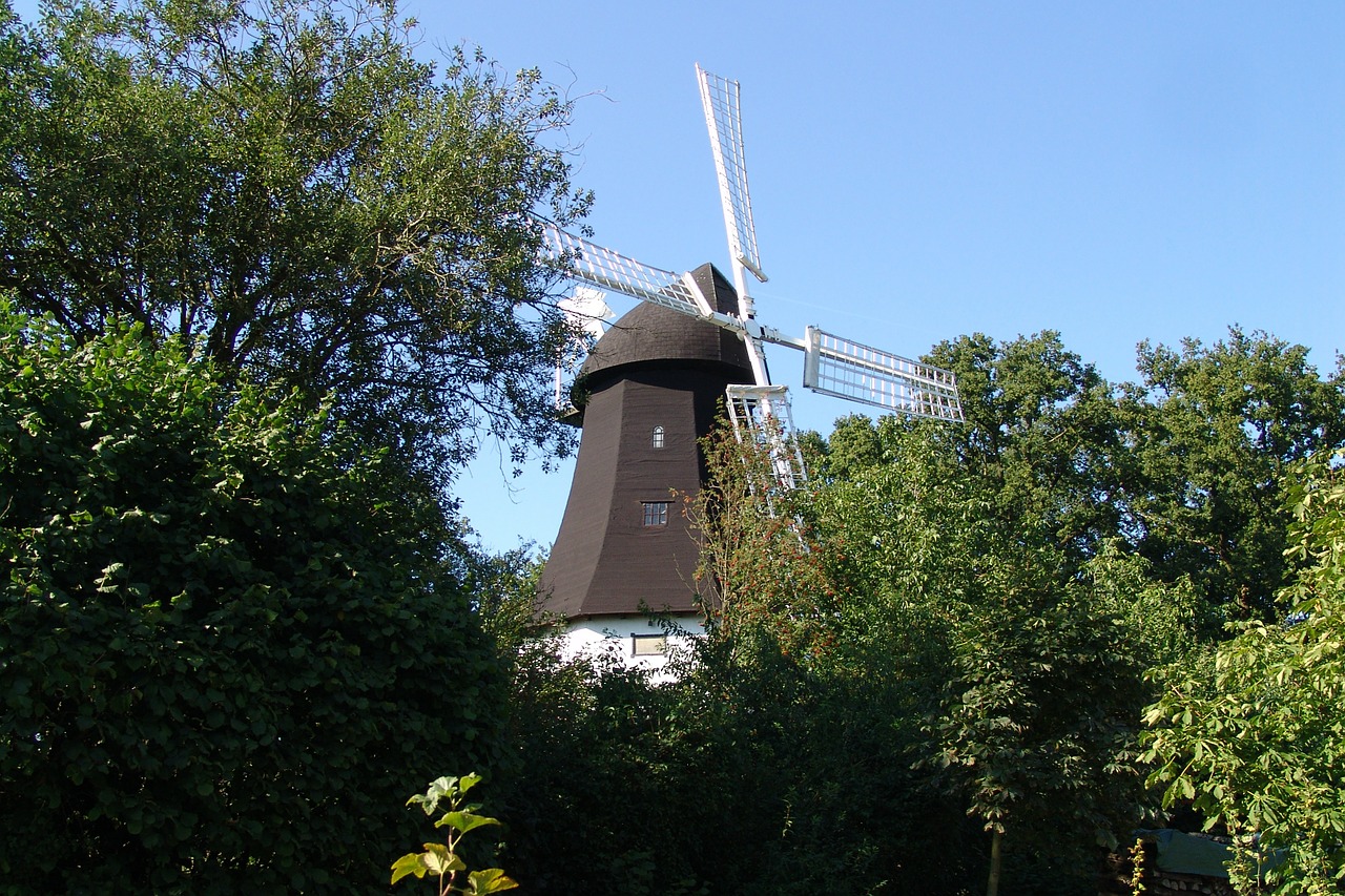 Vėjo Malūnas, Gamta, Peizažai, Lüneburg Heath, Nemokamos Nuotraukos,  Nemokama Licenzija