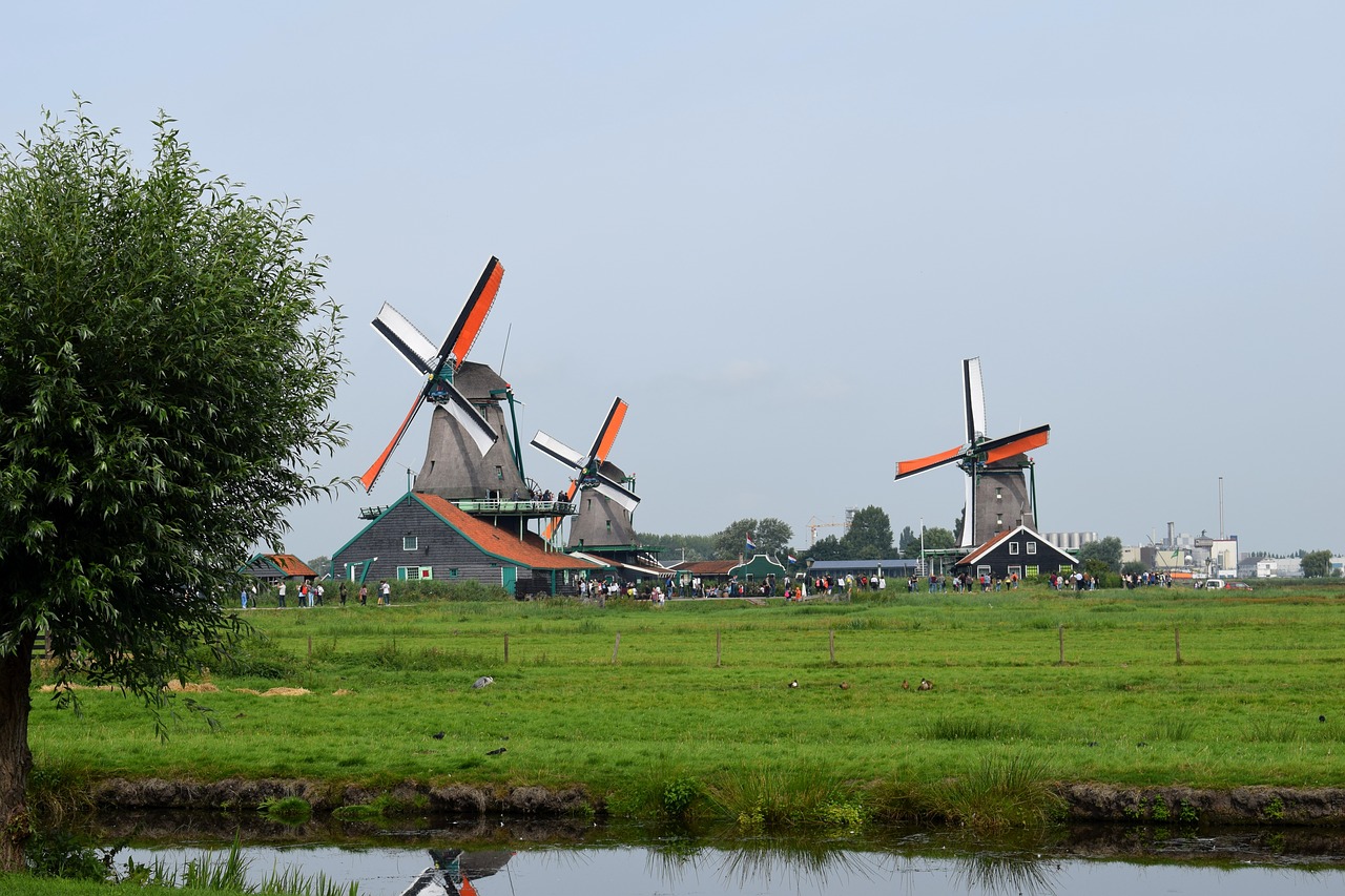 Vėjo Malūnai, Olandų Kraštovaizdis, Kraštovaizdis, Nyderlandai, Malūnai, Holland, Kultūros Paveldas, Unesco Pasaulio Paveldo Vieta, Turizmas, Polderis