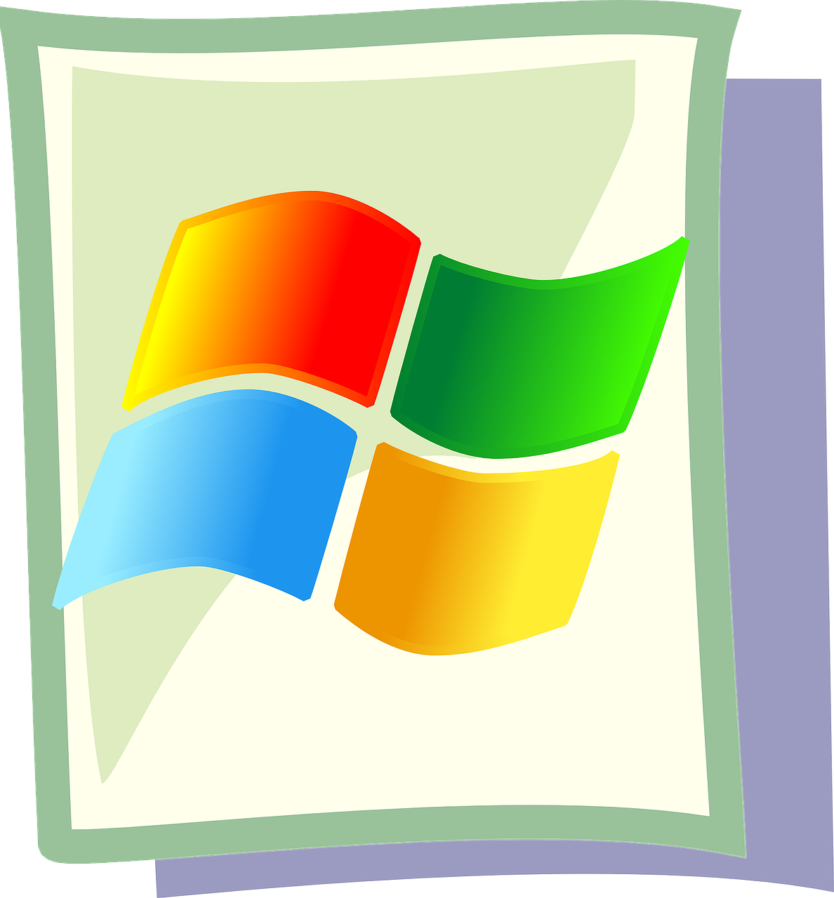 Windows Piktograma, Programinė Įranga, Programa, Piktograma, Langai, Raudona, Žalias, Geltona, Mėlynas, Nemokama Vektorinė Grafika