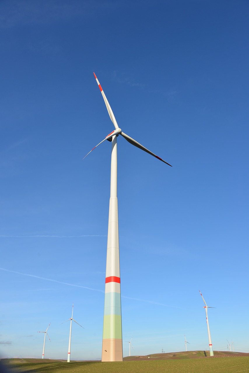 Windräder, Energija, Ekologinė Energija, Vėjo Energija, Dangus, Mėlynas, Aplinkosaugos Technologijos, Vėjo Energija, Rotorius, Vėjas