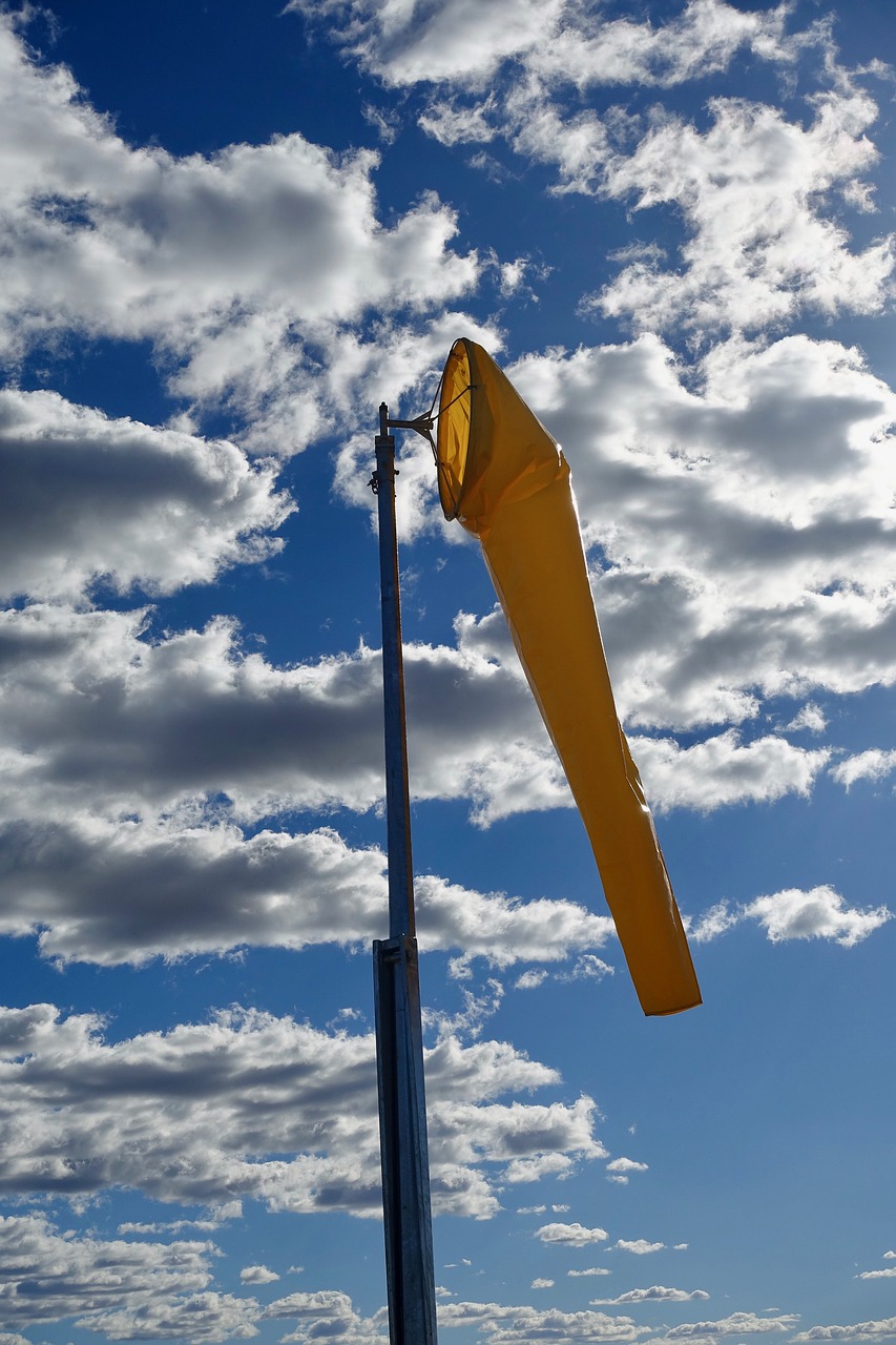 Windsock, Oro Uostas, Vėjas, Kryptis, Kojinė, Greitis, Indikatorius, Aerodromas, Aviacija, Matavimas