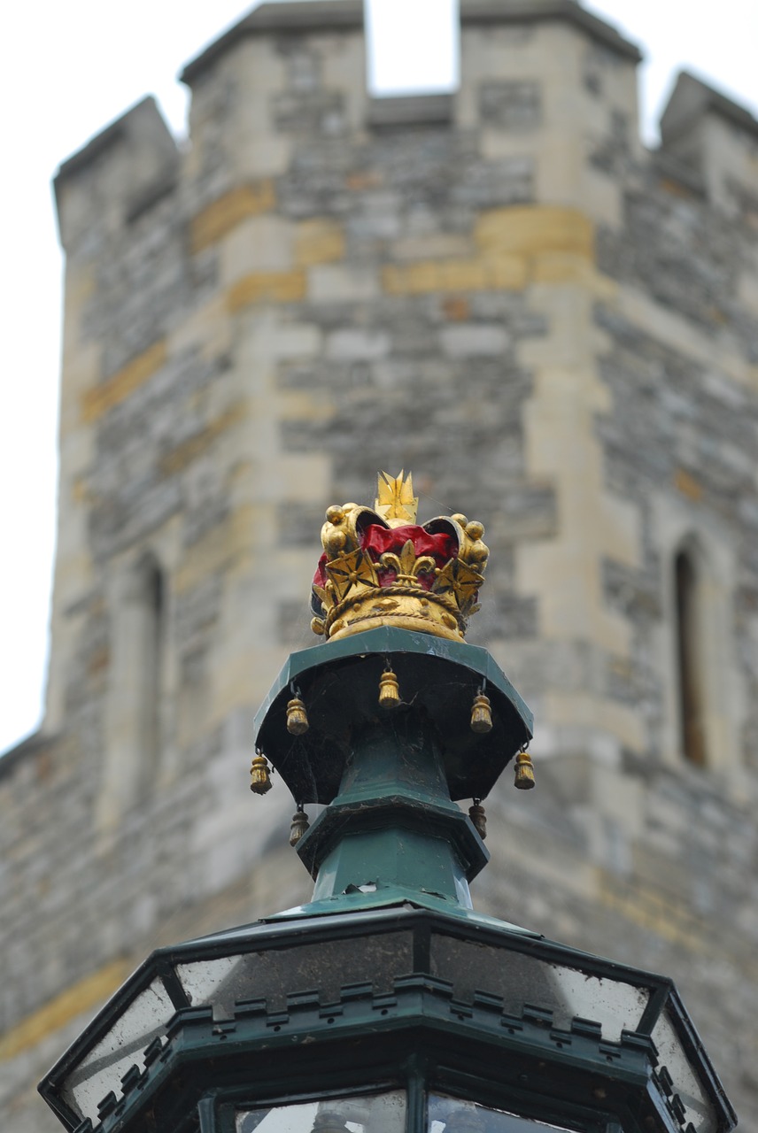 Windsor Pilis, Lempa, Karūna, Anglija, Karališkasis, Uk, Windsor, Turistinis, Monarchija, Nemokamos Nuotraukos