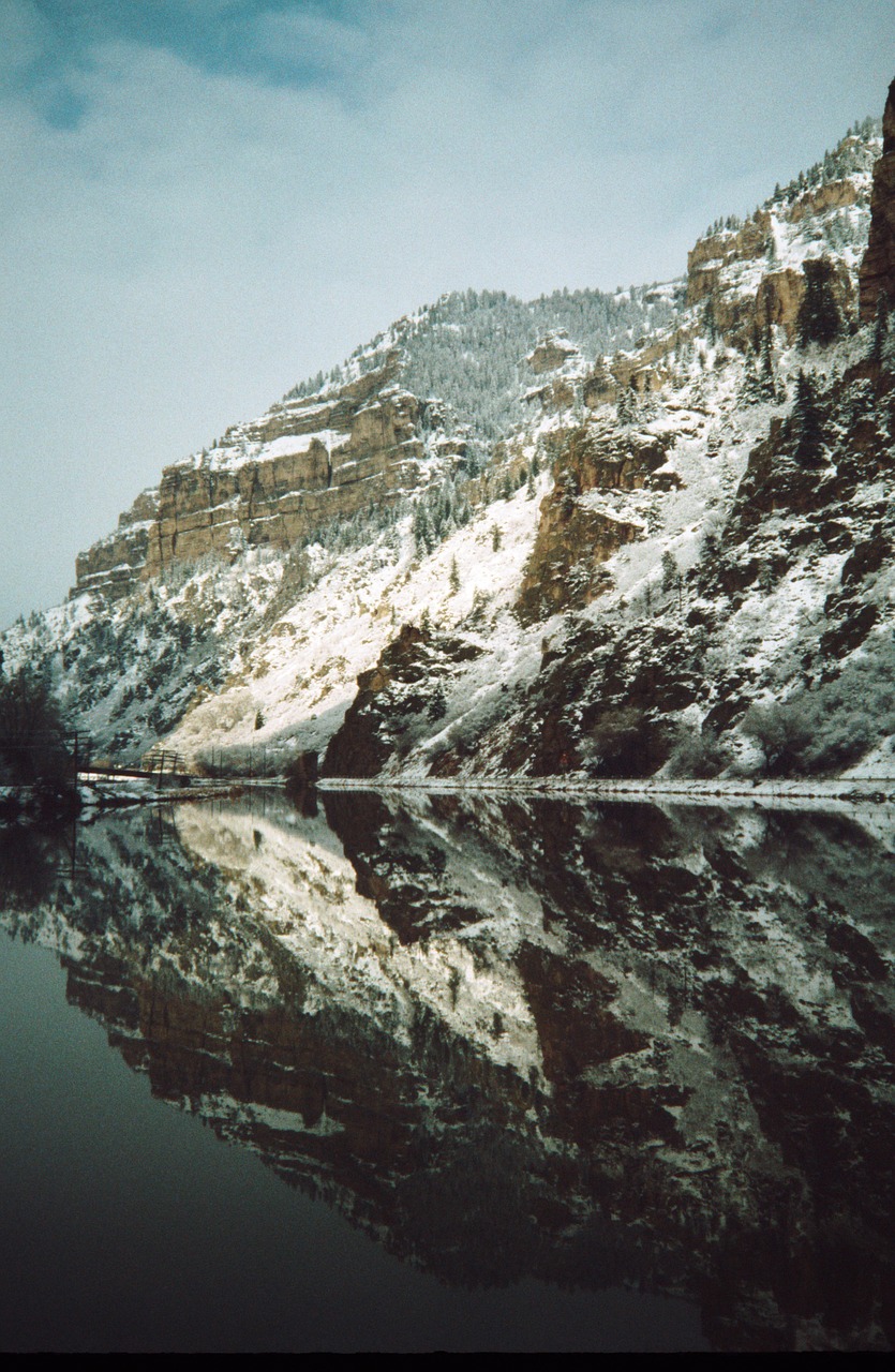 Glenwoodo Kanjonas, Colorado, Upė, Žiema, Kalnas, Vaizdingas, Nemokamos Nuotraukos,  Nemokama Licenzija
