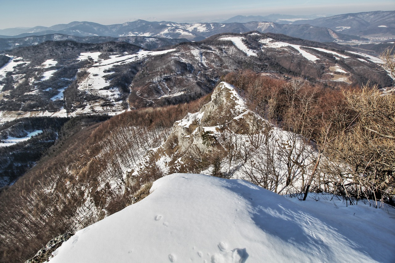 Žiema, Rokas, Sniegas, Kraštovaizdis, Kalnas, Gamta, Aukštas, Lauke, Balta, Dangus