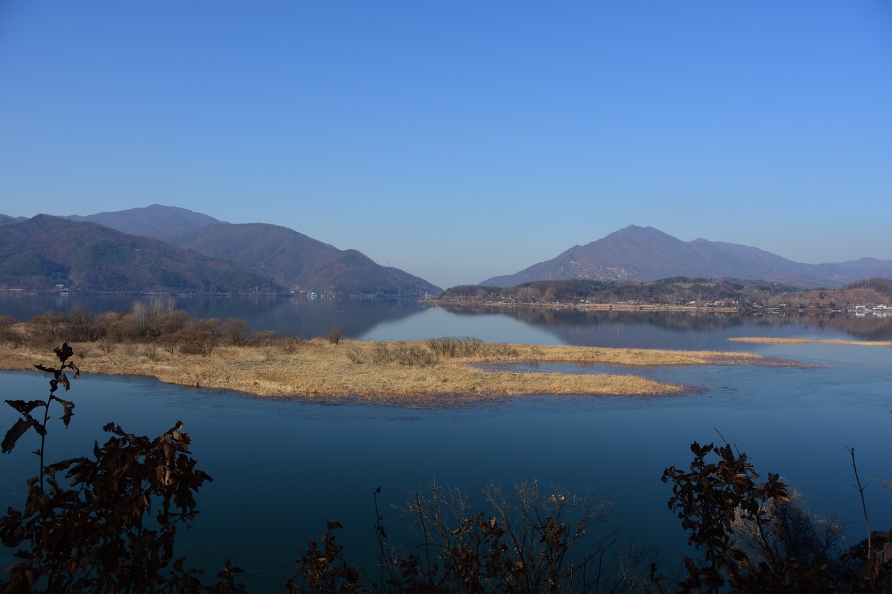 Žiema, Ežero Pusė, Gapyeong, Nemokamos Nuotraukos,  Nemokama Licenzija