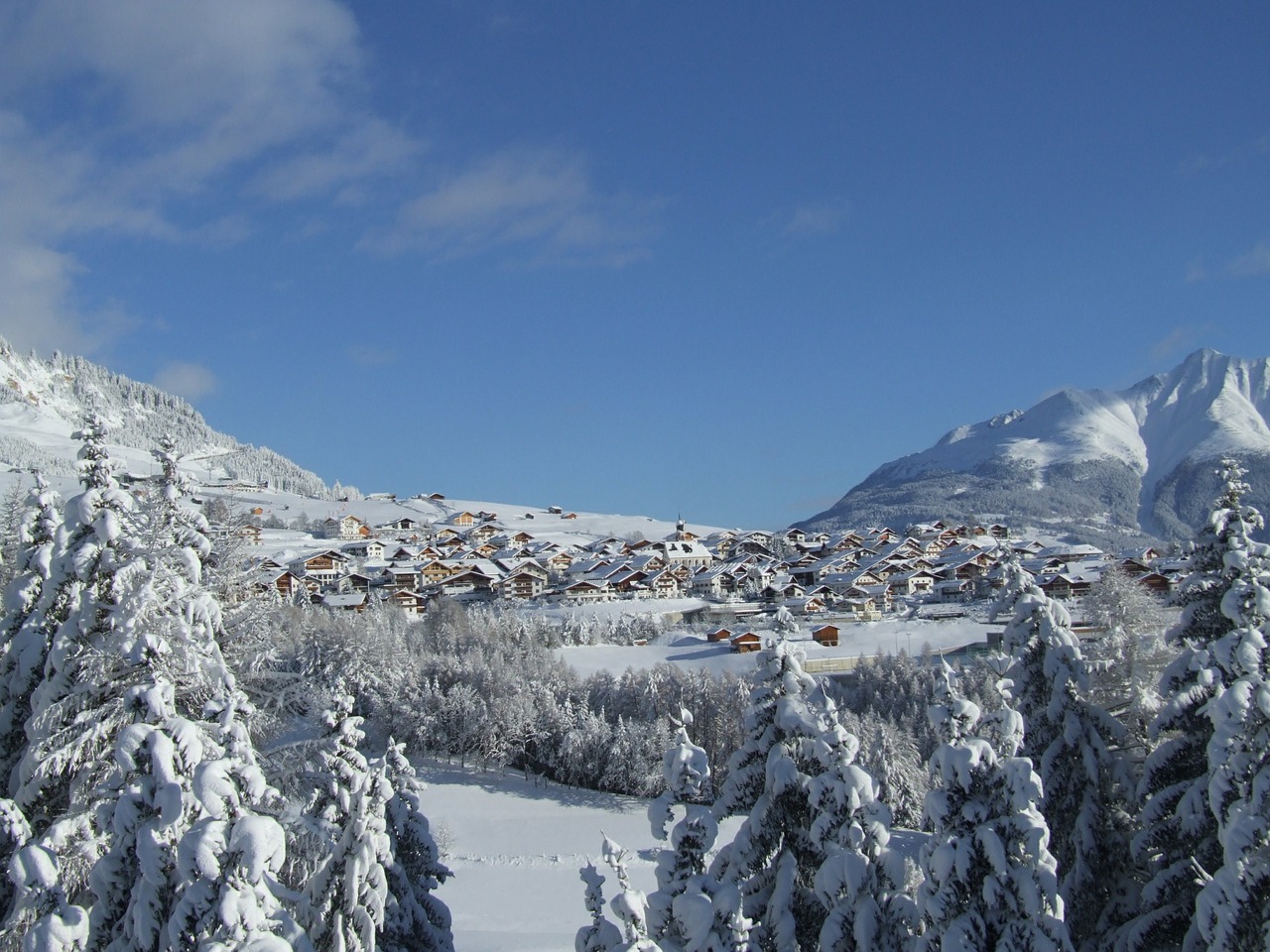 Žiema, Tyrol, Fiss, Sniegas, Nemokamos Nuotraukos,  Nemokama Licenzija