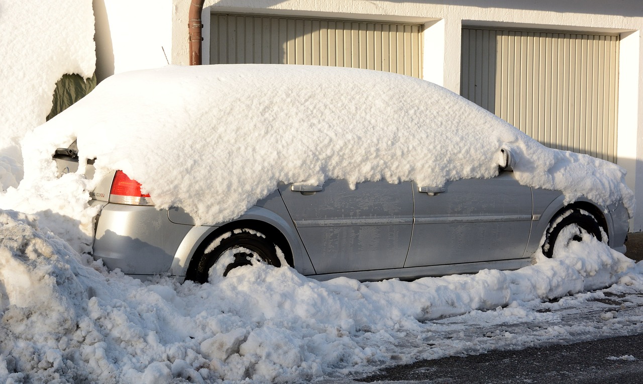 Žiema, Sniegas, Žiemą, Balta, Snieguotas, Automatinis, Pkw, Kelias, Eismas, Parkas