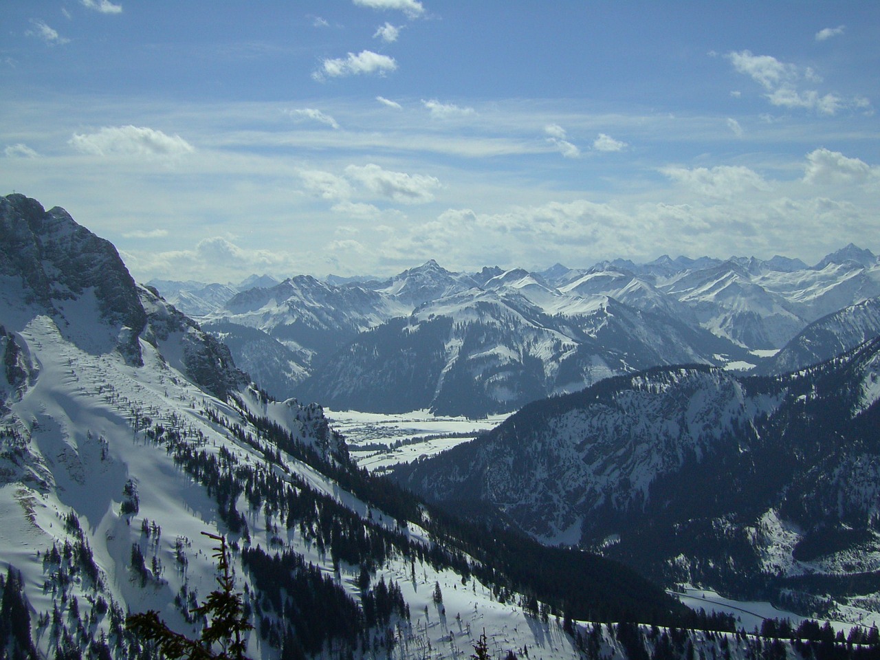 Žiema, Kalnai, Sniegas, Alpių, Alpenblick, Tolimas Vaizdas, Šventė, Nemokamos Nuotraukos,  Nemokama Licenzija