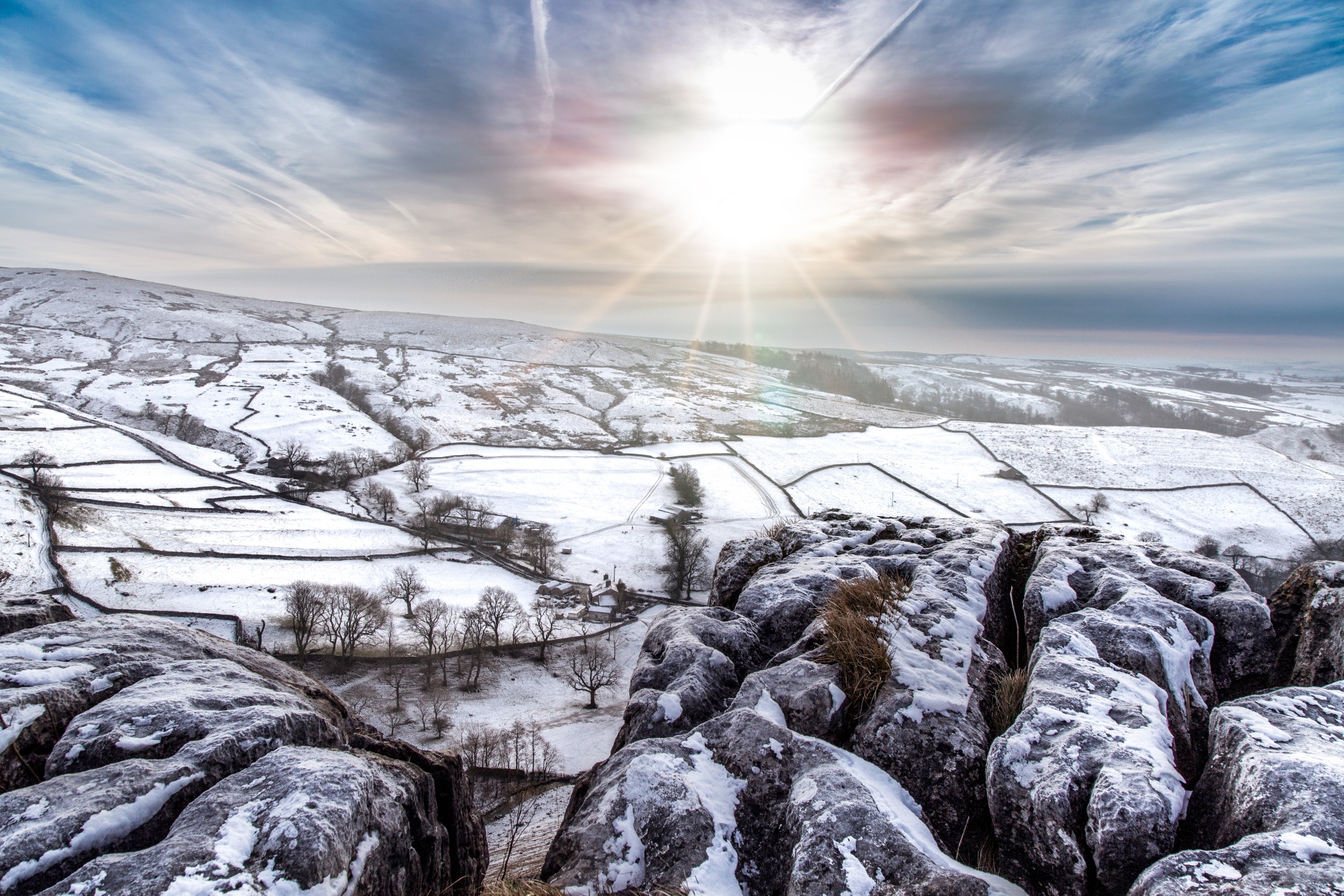 Sniegas,  Kraštovaizdis,  Kelionė,  Šaltas,  Oras,  Malham,  Šiaurė,  Jorkšyras,  Anglija,  Medis