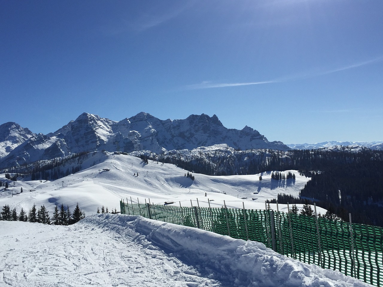 Žiemos Panorama,  Panorama,  Kraštovaizdis,  Snieguotas,  Lofer,  Austria,  Žiemą,  Saulė,  Saulėtas,  Sniegas