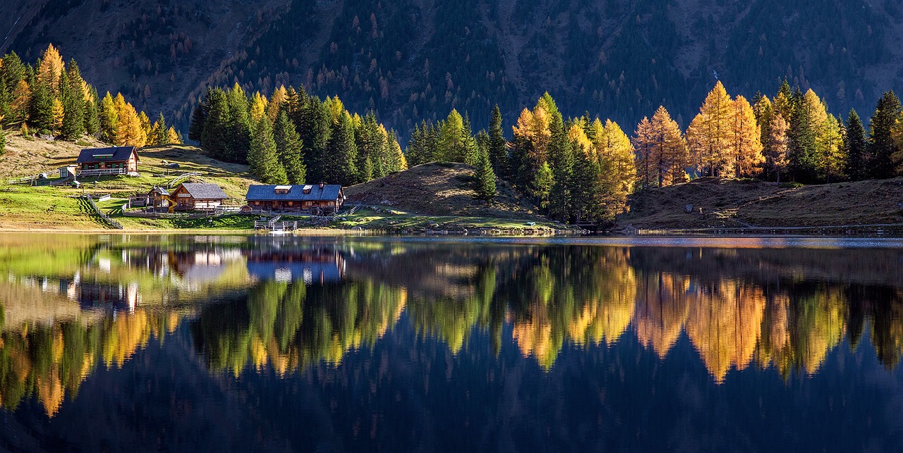 Schladminger Tauern, Austria, Alpių, Styria, Veidrodinis Ežeras, Ežeras, Gamta, Kalnų Namelis, Kraštovaizdis, Žygiai