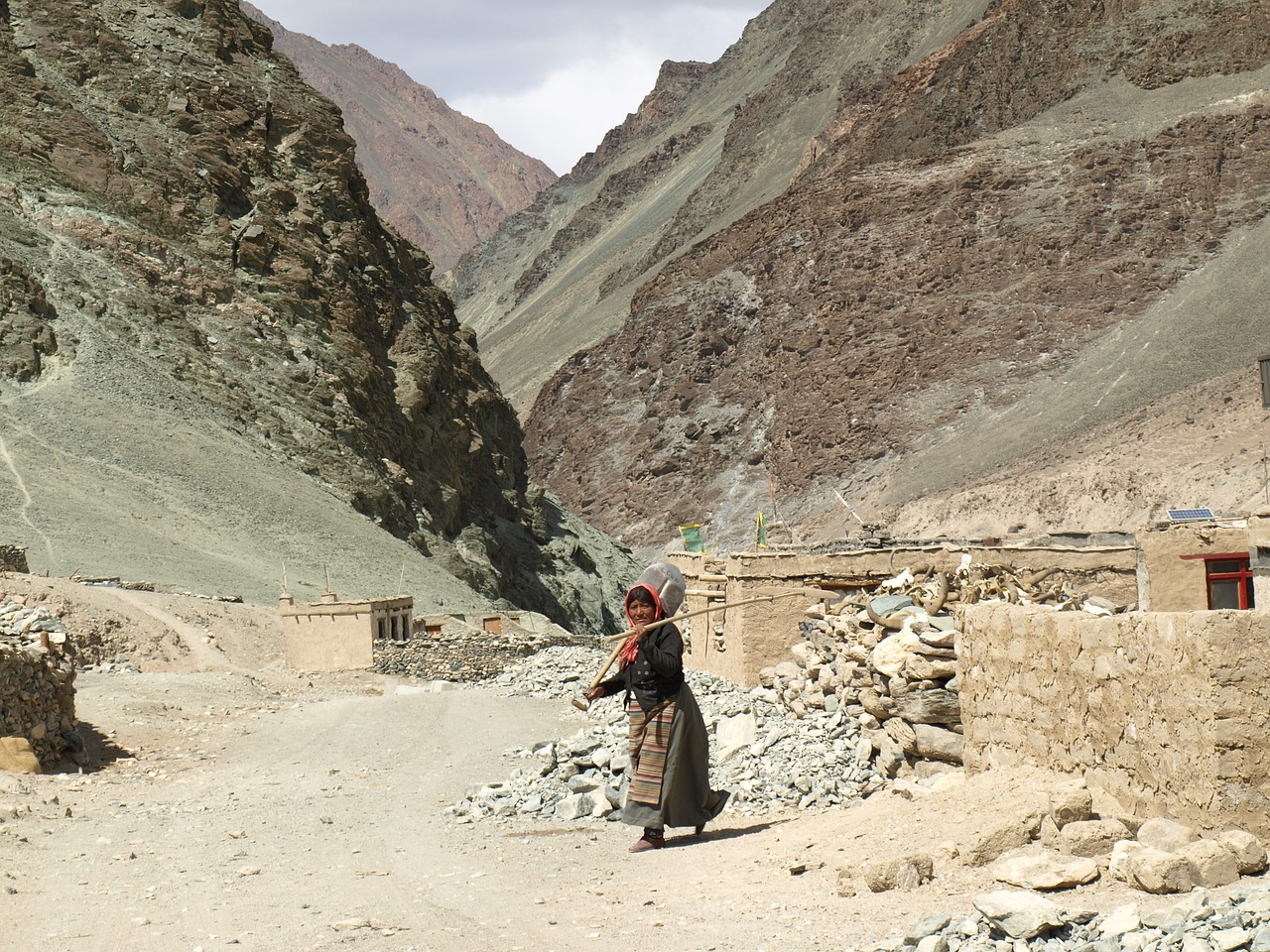 Indija, Moteris, Ladakh, Kalnai, Žmonės, Vietos Gyventojai, Nemokamos Nuotraukos,  Nemokama Licenzija