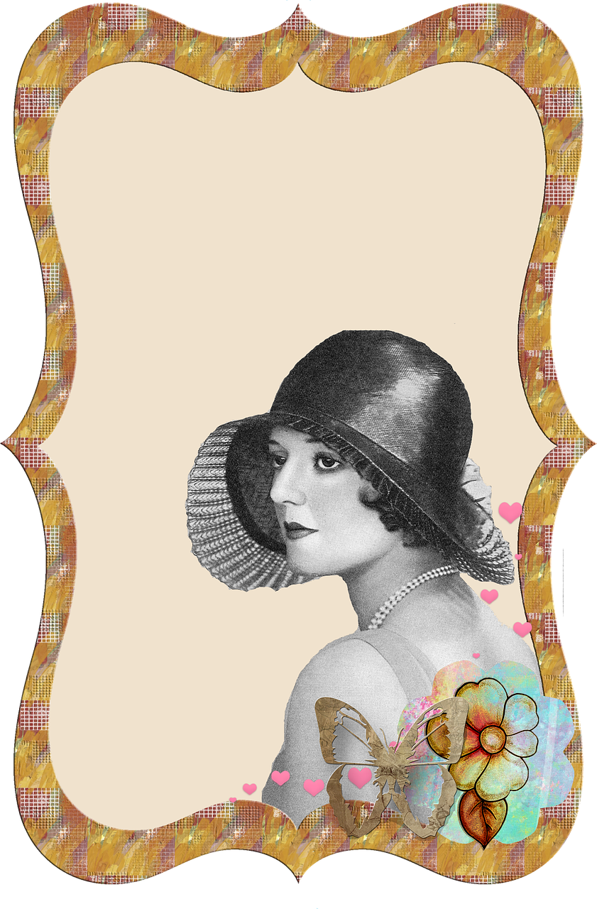Moteris, Lady, Vintage, 1920, Mergaitė, Moteris, Portretas, Senas, Grožis, Mada