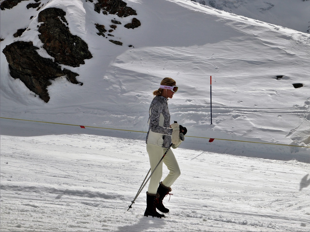 Moteris,  Zermatt,  Sniegas,  Žiemos,  Nordic,  Sportas,  Grožio,  Atsipalaidavimas,  Ledas,  Nuotykių
