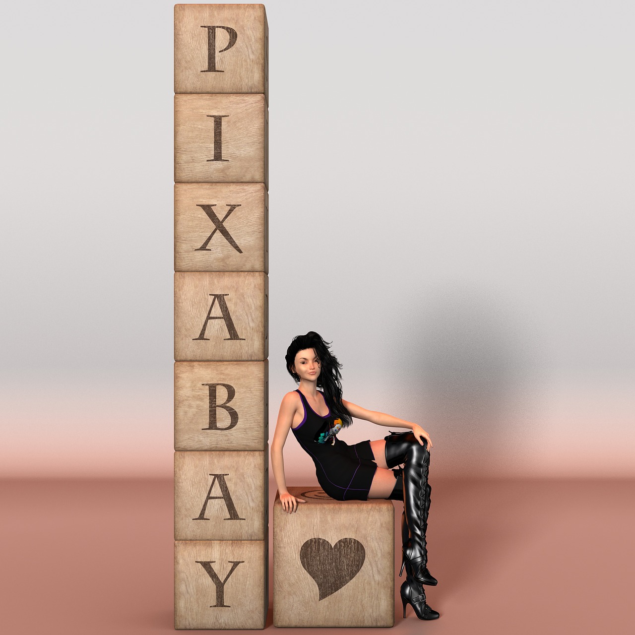 Moteris, Pixabay, Statybiniai Blokai, Mediena, Žaisti, Mediniai Statybiniai Blokeliai, Pastatytas, Figūra, Krūva, Nemokamos Nuotraukos