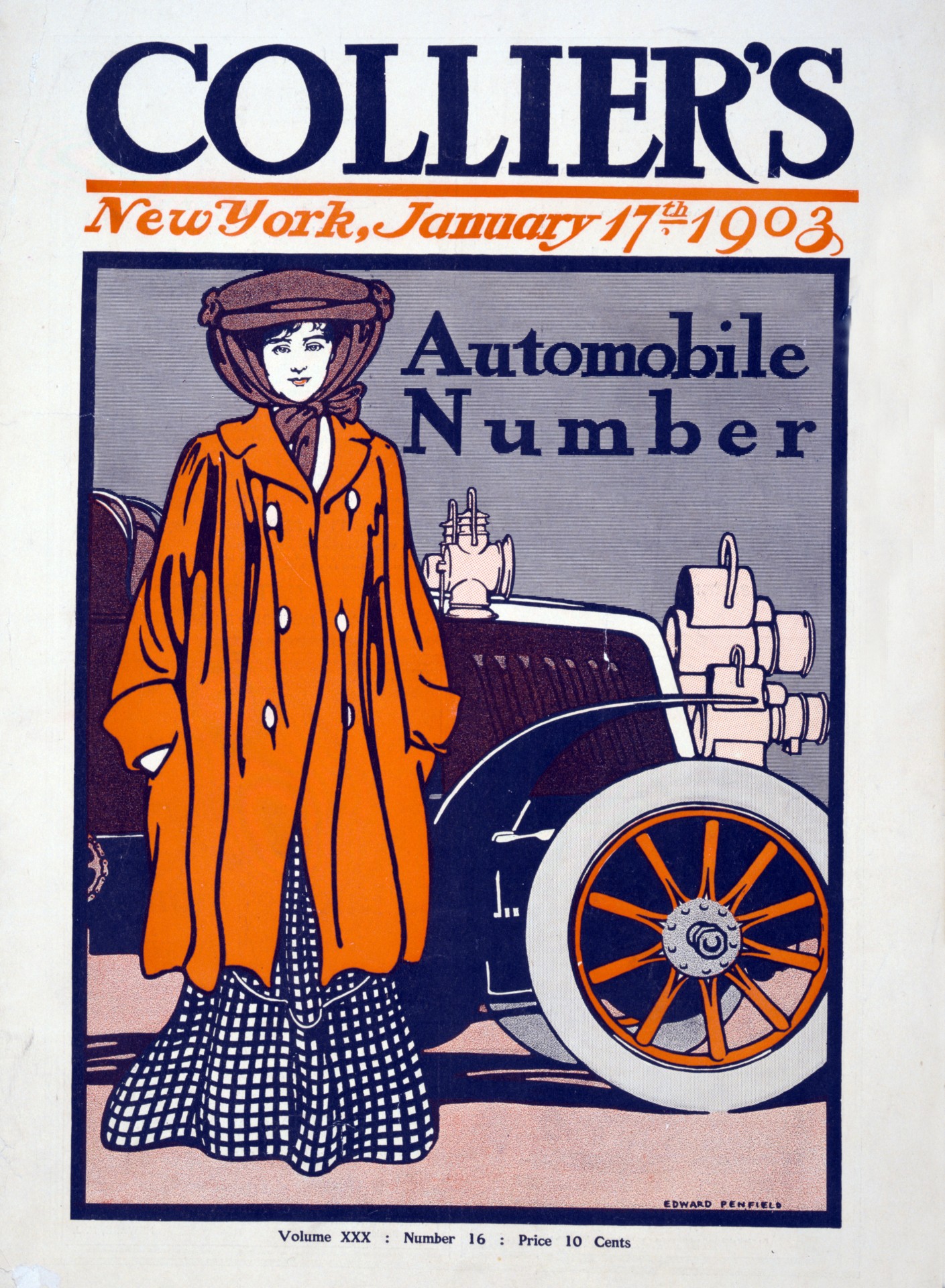 Moteris,  Automobilis,  Automobilis,  Derlius & Nbsp,  1903,  Menas,  Iliustracija,  Jaunas,  Moteris,  Lady