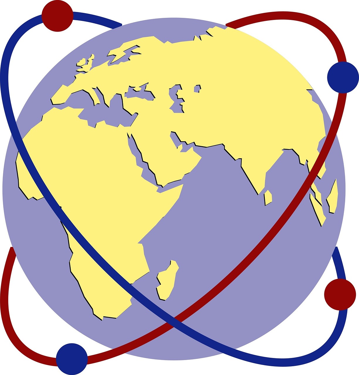 Pasaulis, Gaublys, Sfera, Žemė, Žemėlapis, Planeta, Geografija, Žemynai, Piktograma, Afrika