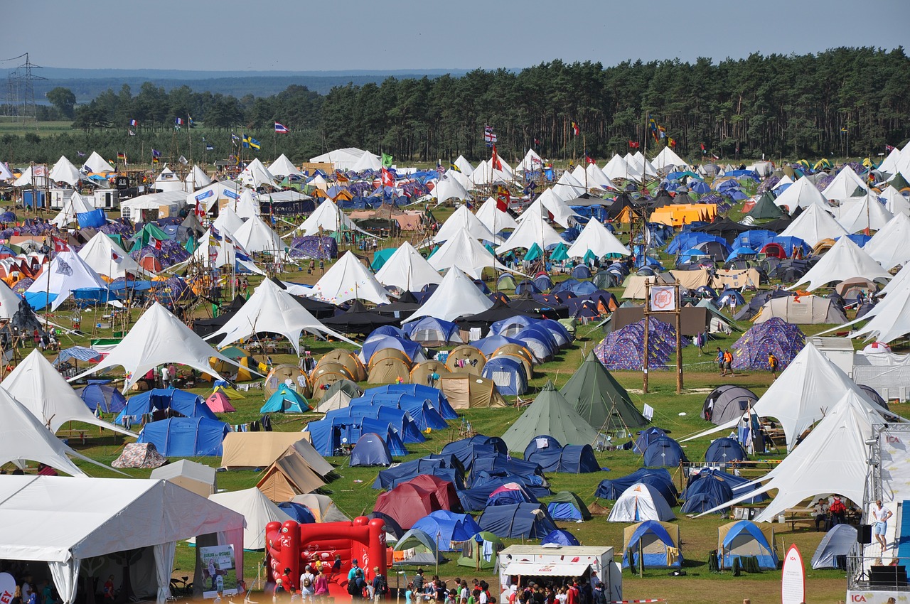 Pasaulio Jamboree,  Stovykla,  Kelio Ieškiklis,  Gamta,  Kempingas,  Tarptautinis,  Lauke,  Palapinė,  Švedija,  Stovyklavietė