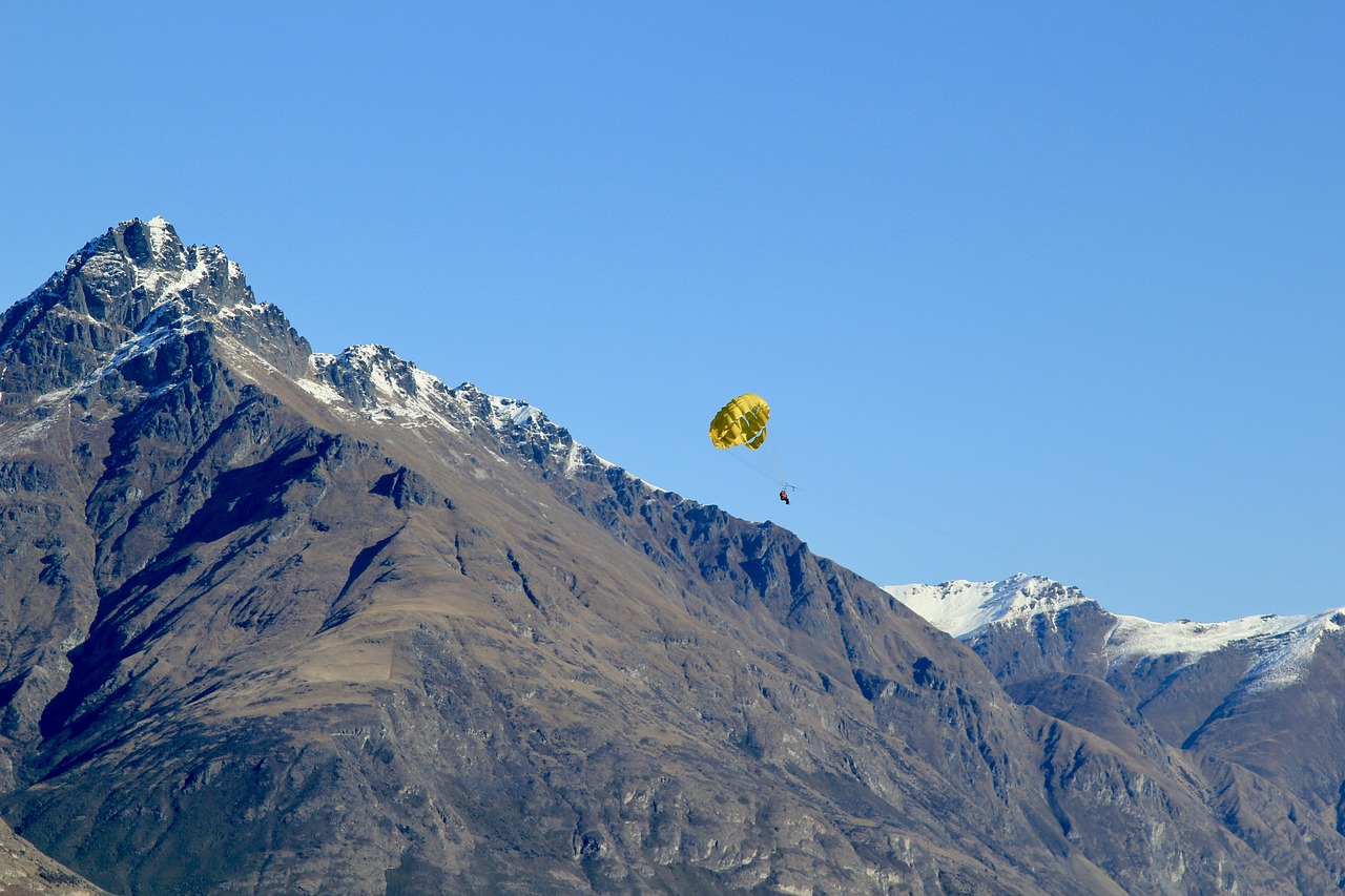 Oho, Linksma, Paraglidas, Kalnas, Kraštovaizdis, Valtis, Laisvalaikis, Dangus, Skraidantis, Sniegas