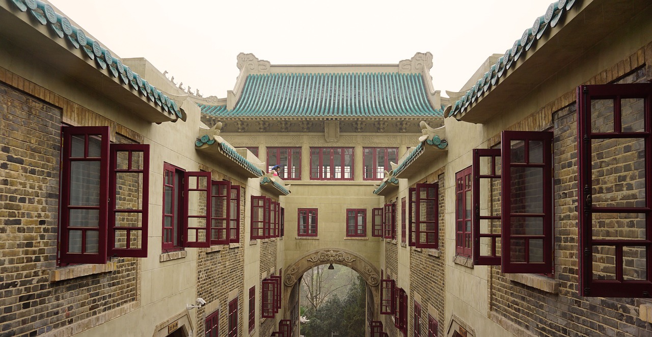 Wuhan Universitetas, Bendrabučio Kambarys, Pavasaris, Kinija, Nemokamos Nuotraukos,  Nemokama Licenzija