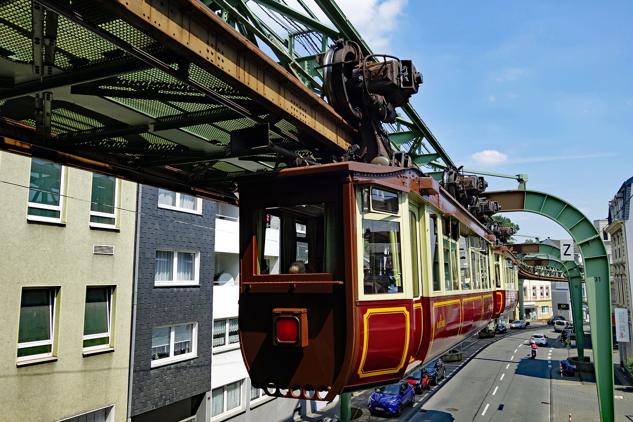Wuppertal,  Schwebebahn,  Istorinis Traukinys,  Viadukas,  Imperial Kelių, Nemokamos Nuotraukos,  Nemokama Licenzija