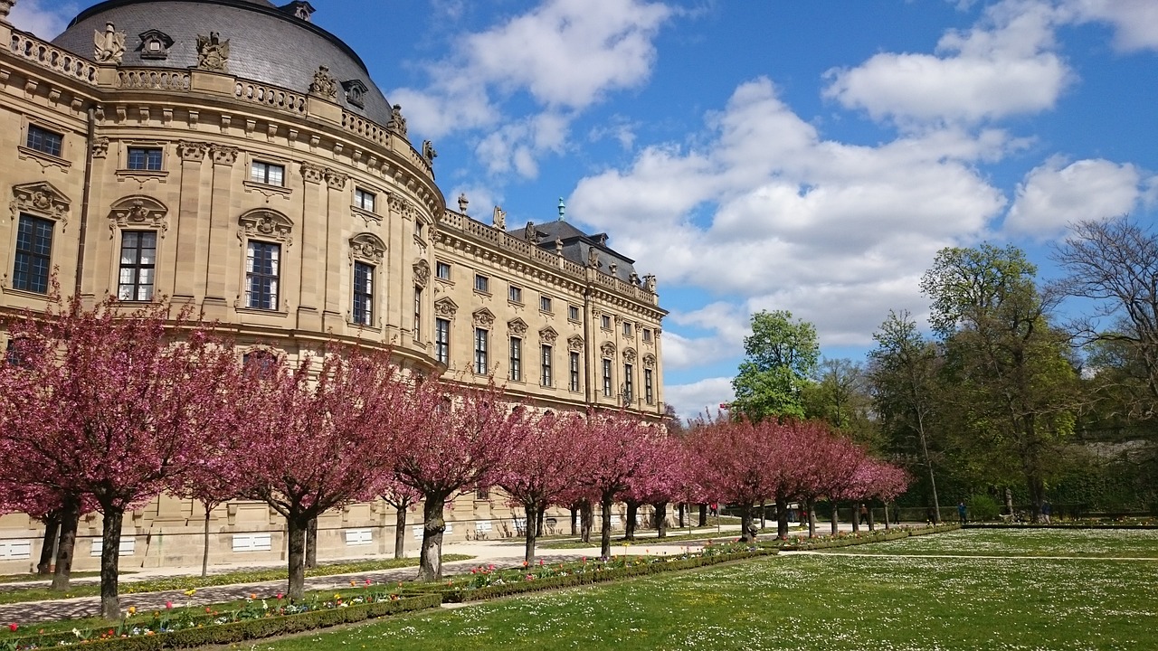 Würzburg, Würzburg Residenz, Pilis, Bavarija, Vokietija, Pastatas, Architektūra, Gyvenamoji Vieta, Gyvenamosios Vietos Sodas, Nemokamos Nuotraukos