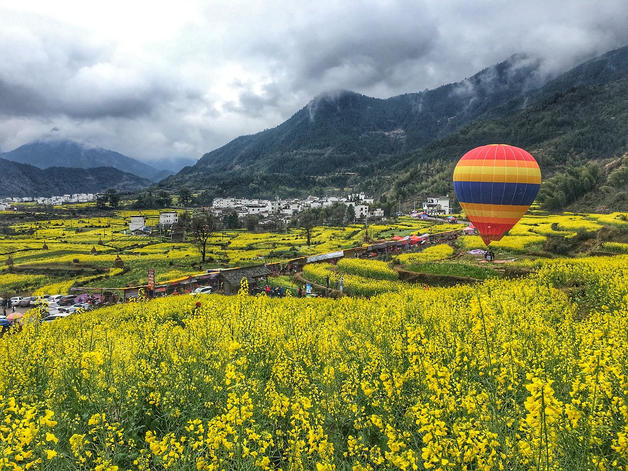 Wuyuan, Išžaginimas, Karšto Oro Balionas, Nemokamos Nuotraukos,  Nemokama Licenzija