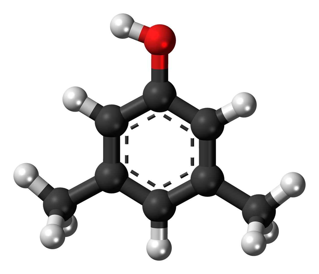 Ksilenolis,  Molekulė,  Chemija,  Atomai,  Modelis,  Bondings,  Tyrimai,  Junginys,  Aromatiniai, Nemokamos Nuotraukos