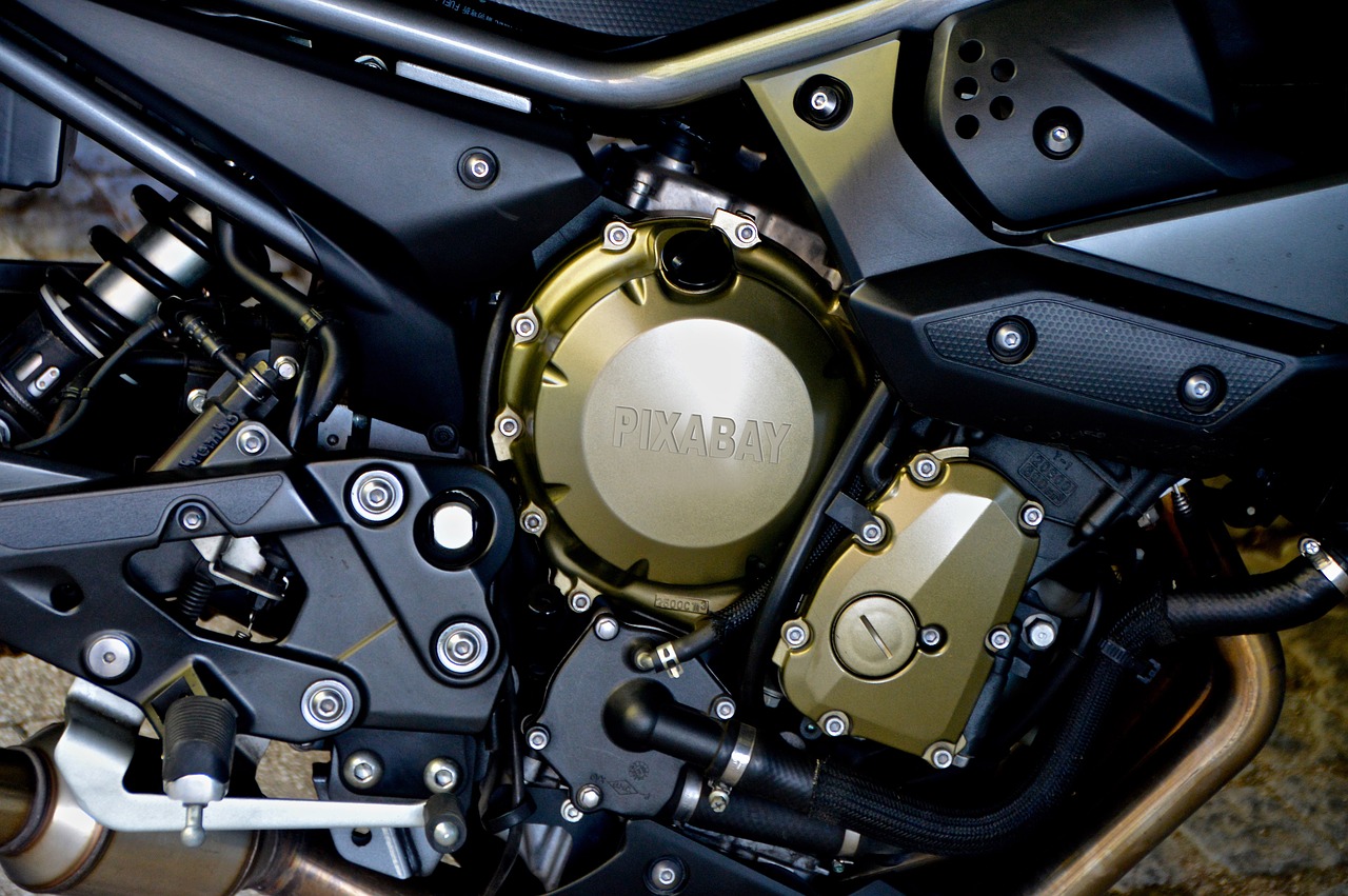 Yamaha, Motociklas, Variklis, Varžtas, Išsamiau, Pixabay, Užrašas, Vaizdo Retušavimas, Logotipas, Technologija