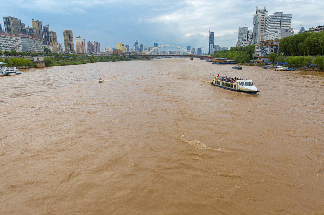 Geltona Upė, Lanzhou, Miestas, Nemokamos Nuotraukos,  Nemokama Licenzija
